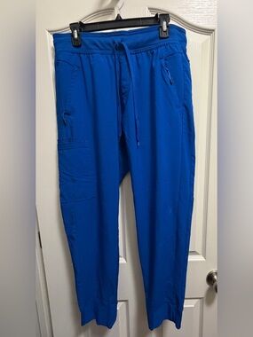 Cherokee Infinity Men's Cargo Scrub Pants Royal Blue Size Large Short